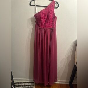 Azazie Bridesmaid Dress Orchid